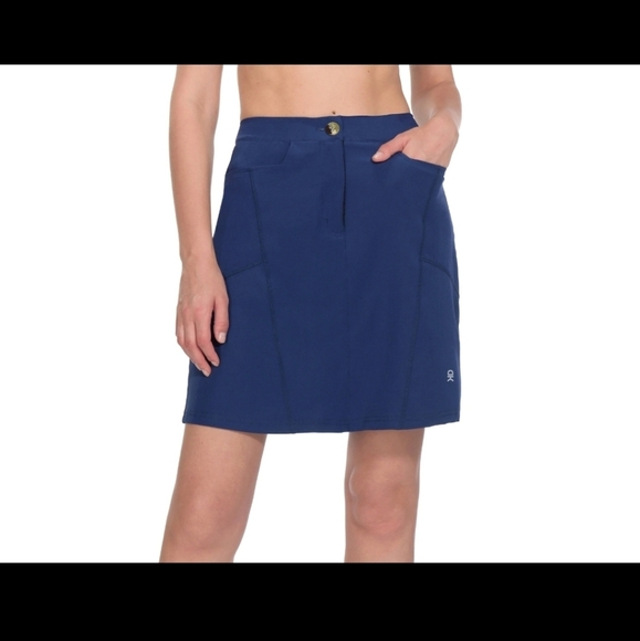 Little Donkey Andy Athletic Skort Build-in Shorts Pockets UPF 50+ Golf Sz Large - Picture 1 of 10